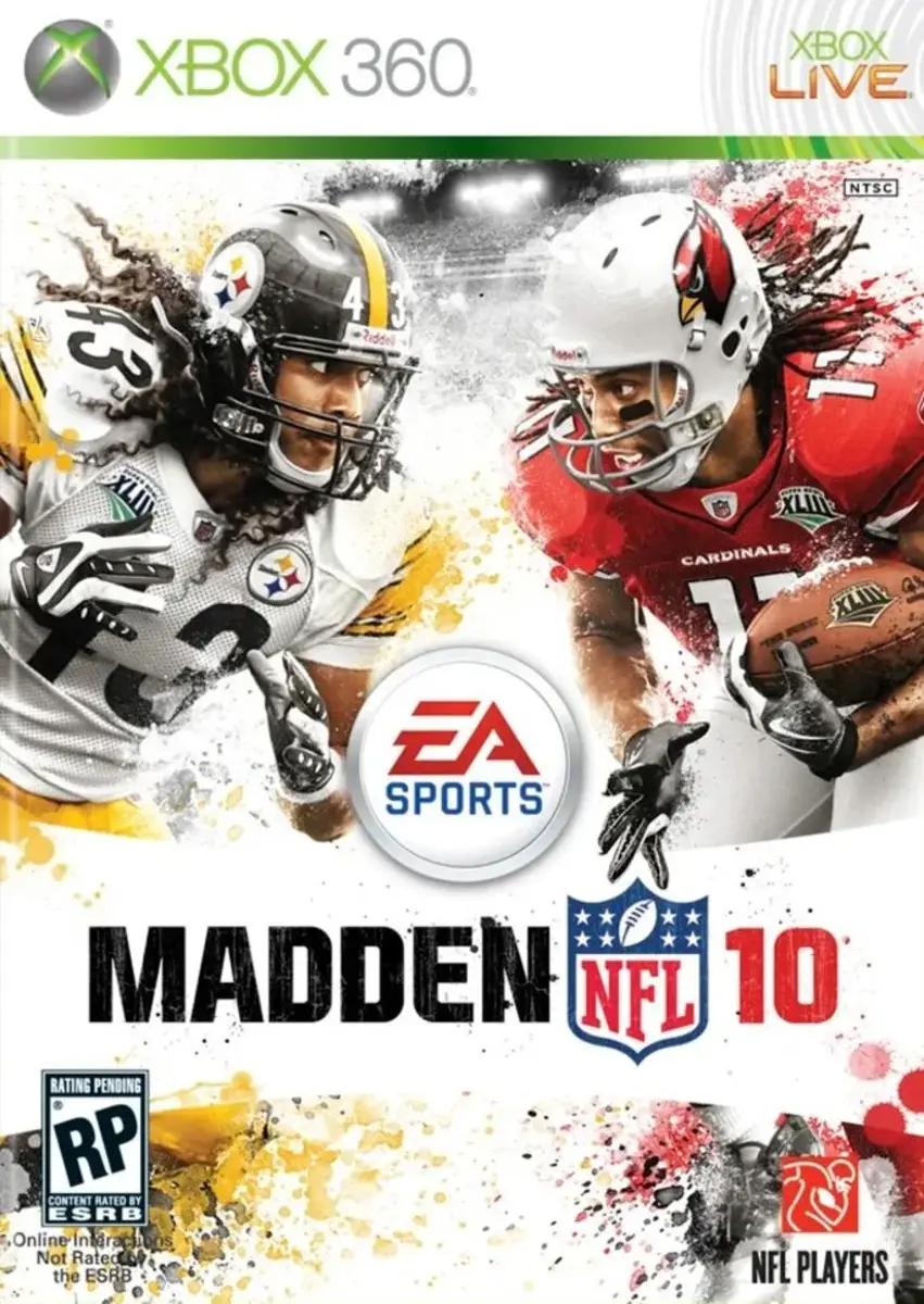 Troy Polamalu and Larry Fitzgerald face off for the Madden 10 cover